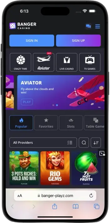 Banger casino app download apk